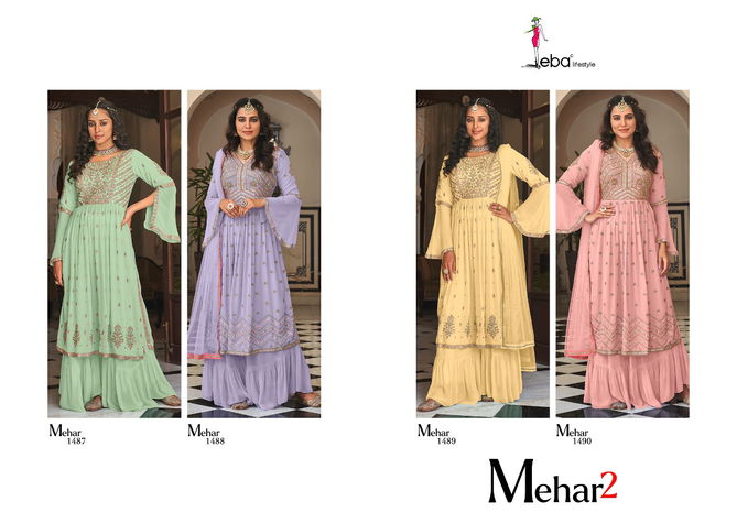 Eba Mehar 2 Wedding Wear Wholesale Salwar Kameez Collection 